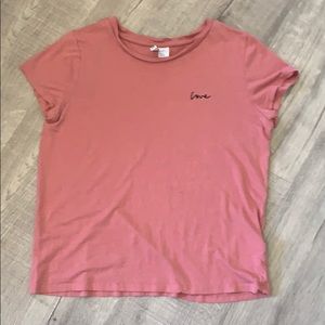 Pink shirt